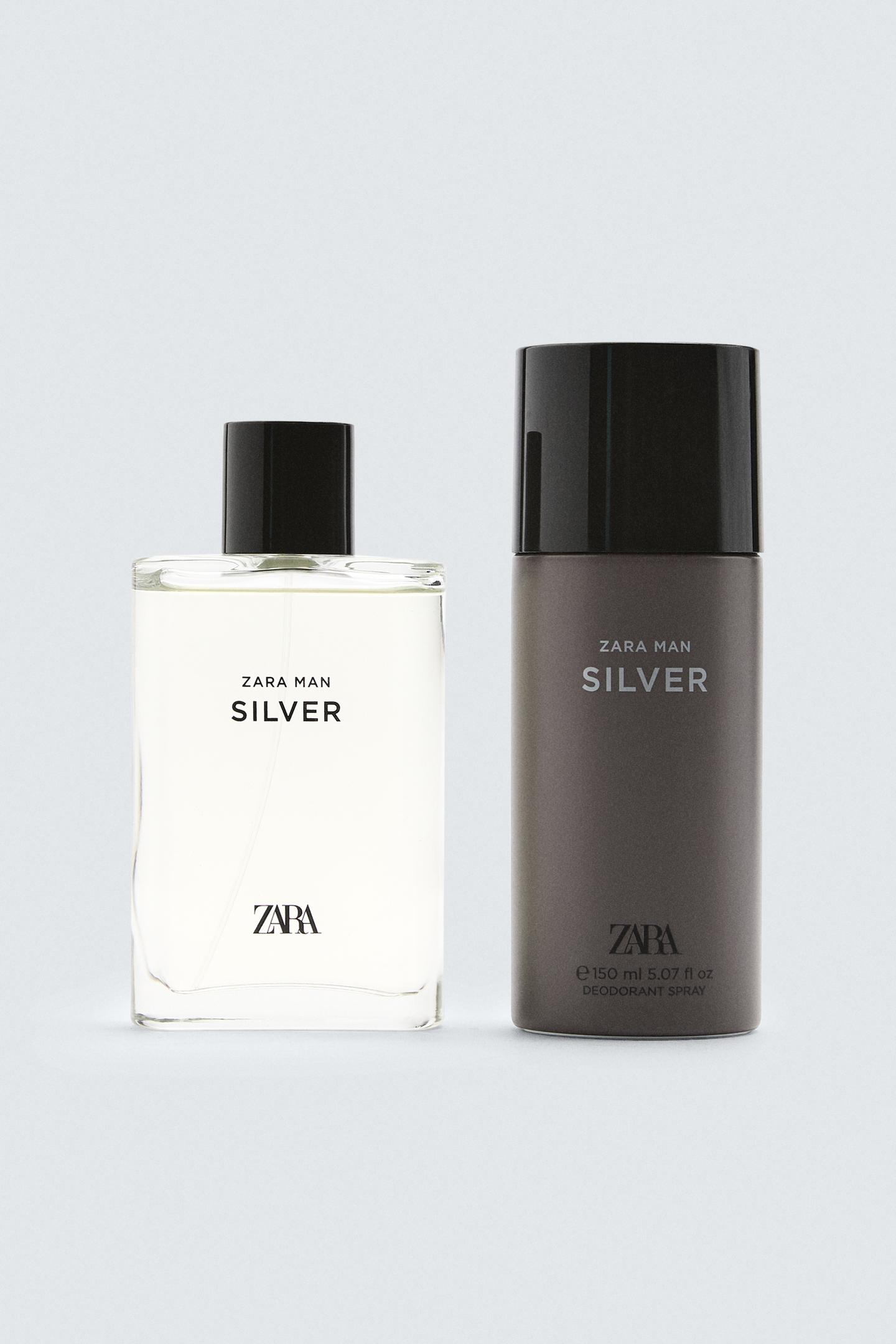 پک عطر مردانه سیلور و اسپری زارا silver zara